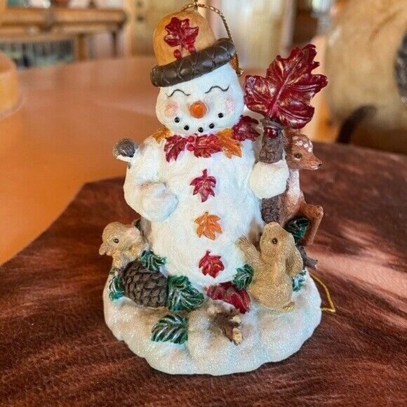Christopher Radko Woodland Winds Carlton the  Snowman Ornament - Picture 1 of 5